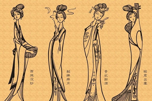 中国古代四大美女真实画像公开