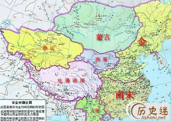 宋朝疆域地图,宋朝区域地图