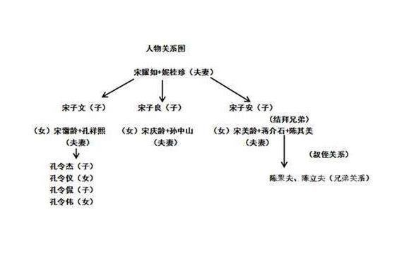 蒋宋孔陈四大家族关系图 揭秘蒋宋孔陈家族往事