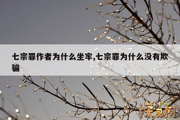 七宗罪作者为什么坐牢,七宗罪最后为什么要杀他妻子