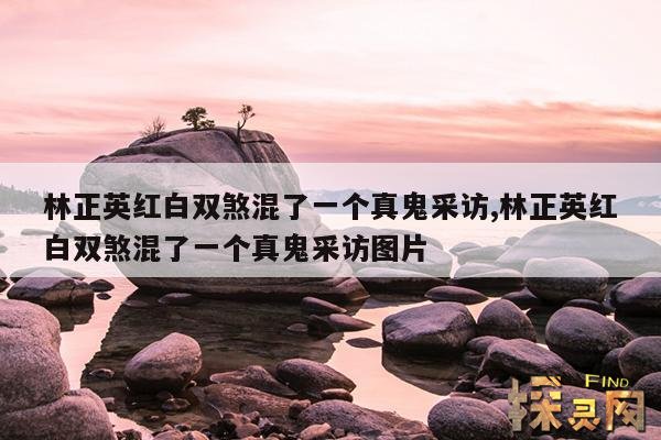 林正英红白双煞混了一个真鬼采访,因吓死过人被停播的灵异港剧