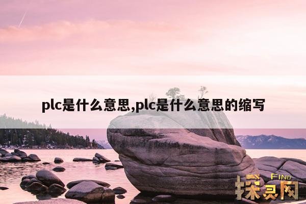 plc是什么意思,prc是什么意思