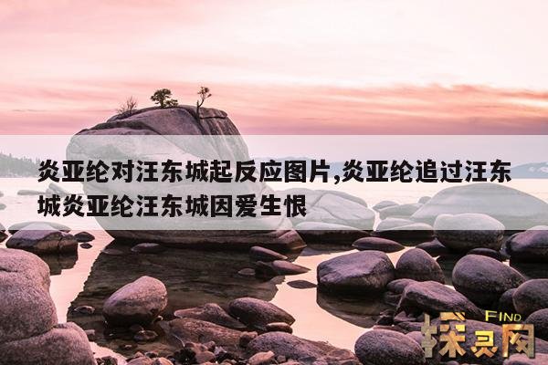 炎亚纶对汪东城起反应图片,炎亚纶回应汪东城